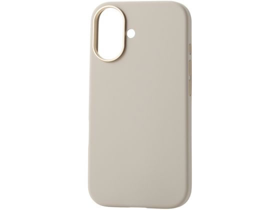 エレコム iPhone16ケース シリコン グレージュ PM-A24ASCSHGB エレコム iPhone16ケース シリコン グレージュ PM-A24ASCSHGB