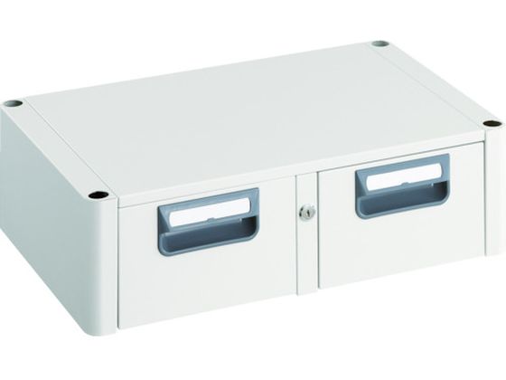 TRUSCO フェニックスワゴン 2列引出 600×400 W色 PEW-64W-W