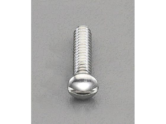 エスコ 鍋頭小ねじ ステンレス製 8本 W1／4×10mm