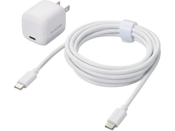 エレコム AC充電器 ケーブル付 30W MPA-ACCP8230WH エレコム AC充電器 ケーブル付 30W MPA-ACCP8230WH