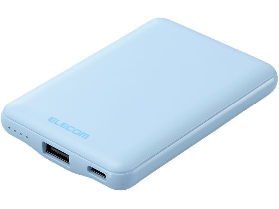 エレコム モバイルバッテリー 5000mAh 薄型 DE-C45-5000BU エレコム モバイルバッテリー 5000mAh 薄型 DE-C45-5000BU
