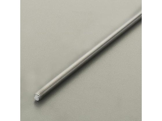 エスコ 全ねじボルト 鉄ユニクロ製 M6×285mm EA949HL-306