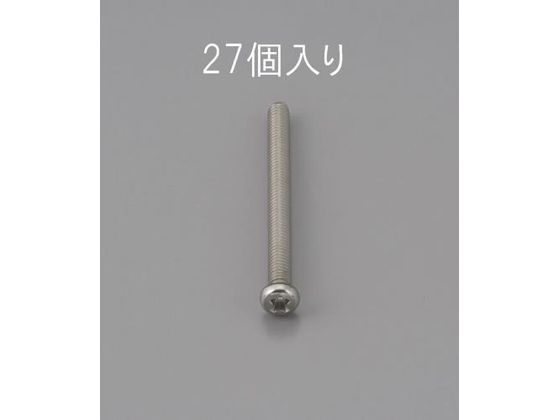 エスコ 鍋頭小ねじ ステンレス製 27本 M3×5mm EA949NF-305 エスコ 鍋頭小ねじ ステンレス製 27本 M3×5mm EA949NF-305
