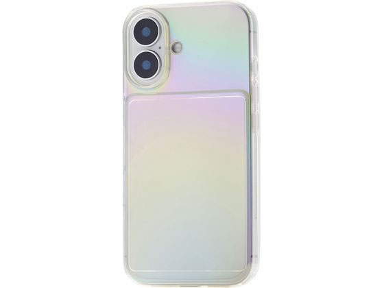 エレコム iPhone16ケース ソフト チェキ収納 オーロラ PM-A24AUCTFACR エレコム iPhone16ケース ソフト チェキ収納 オーロラ PM-A24AUCTFACR