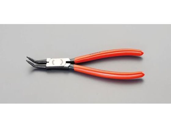 エスコ 穴用スナップリングプライヤー 45° 40-100mm EA590AA-14