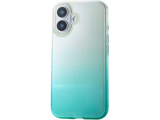 エレコム iPhone16ケース グラデーション エメラルド PM-A24AUCWCGGN エレコム iPhone16ケース グラデーション エメラルド PM-A24AUCWCGGN