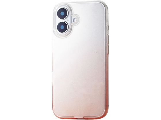 エレコム iPhone16ケース グラデーション ピーチ PM-A24AUCWCGPND エレコム iPhone16ケース グラデーション ピーチ PM-A24AUCWCGPND