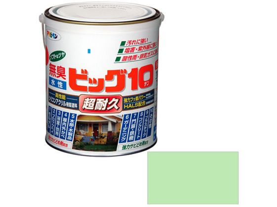 アサヒペン 水性ビッグ10多用途 1.6L 213 パステルグリーン