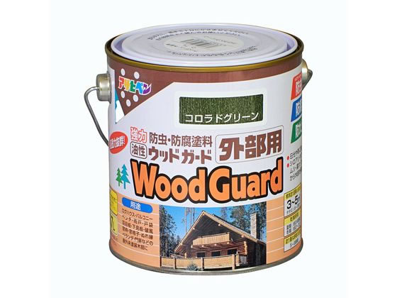 アサヒペン ウッドガード 外部用 0.7L コロラドグリーン アサヒペン ウッドガード 外部用 0.7L コロラドグリーン