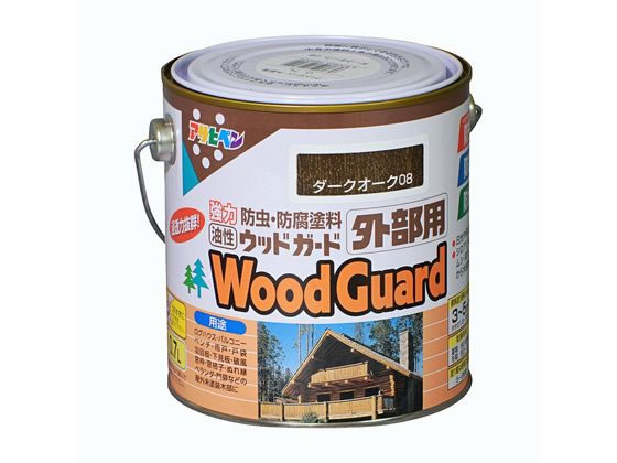 アサヒペン ウッドガード 外部用 0.7L ダークオーク 08 アサヒペン ウッドガード 外部用 0.7L ダークオーク 08