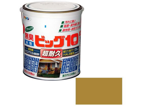 アサヒペン 水性ビッグ10多用途 1.6L 238 ハニーゴールド