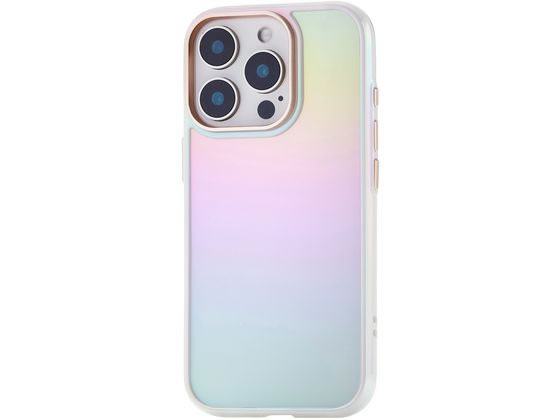 エレコム iPhone16Proケース 衝撃吸収 オーロラ PM-A24CHVCAWH エレコム iPhone16Proケース 衝撃吸収 オーロラ PM-A24CHVCAWH