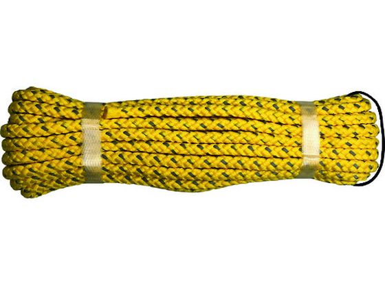 ユタカメイク PP反射ロープ イエロー 8mm×10m PPH-81Y ユタカメイク PP反射ロープ イエロー 8mm×10m PPH-81Y