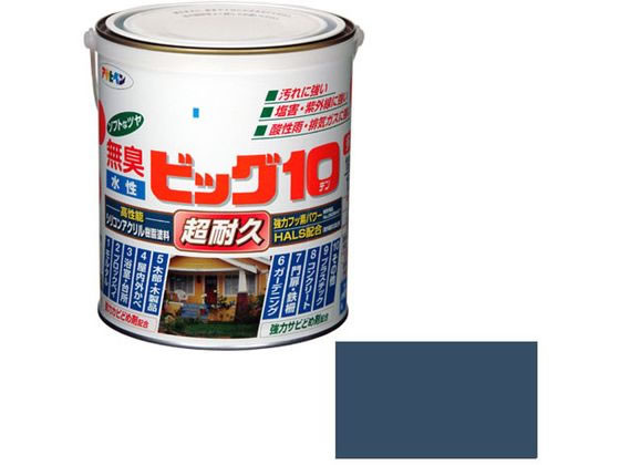 アサヒペン 水性ビッグ10多用途 1.6L 235 カントリーブルー