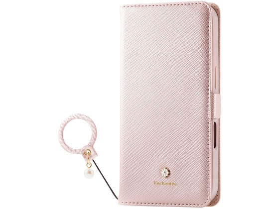 エレコム iPhone16Proケース レザー ピンク PM-A24CPLFJM2PN