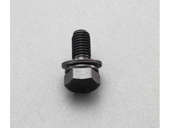 エスコ 六角ボルト ワッシャー付 16本 M6×12mm [ISO-10.9]