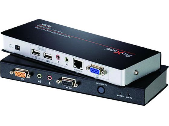 ATEN KVMエクステンダー USB／オーディオ／RS-232対応 CE770