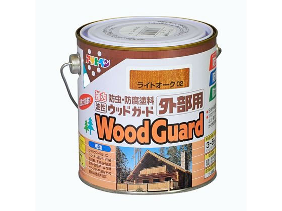 アサヒペン ウッドガード 外部用 0.7L ライトオーク 02 アサヒペン ウッドガード 外部用 0.7L ライトオーク 02