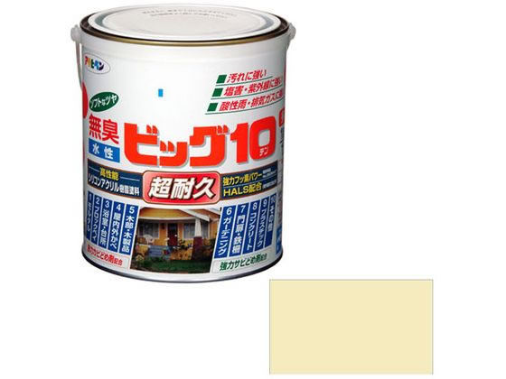 アサヒペン 水性ビッグ10多用途 1.6L 223 パステルサンド
