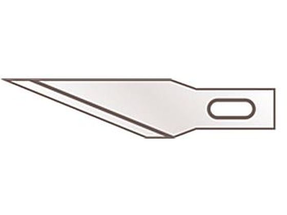 エスコ ナイフ替刃 EA589AA-50用 直刃 10枚 EA589AA-51