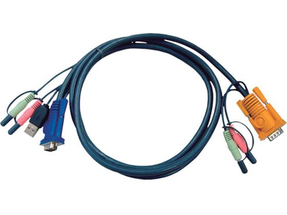ATEN USB KVMケーブル オーディオ対応 SPHD KVM用 3m