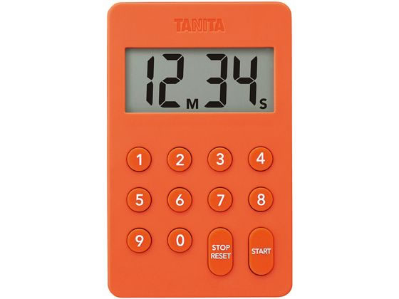 タニタ テンキータイマー TD415OR オレンジ 6814731 タニタ テンキータイマー TD415OR オレンジ 6814731