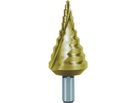 RUKO 2枚刃スパイラルステップドリル 30.5mm チタン 101-093T RUKO 2枚刃スパイラルステップドリル 30.5mm チタン 101-093T