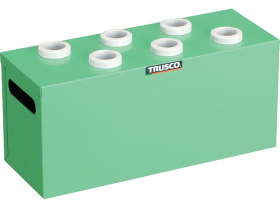 TRUSCO ツーリングケース NT・BT兼用 30用ホルダー6個 YG色
