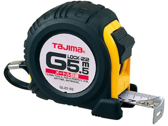 タジマ Gロック-22 5.5m メートル目盛 GL22-55BL タジマ Gロック-22 5.5m メートル目盛 GL22-55BL
