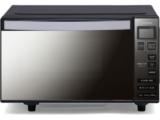 #D-45【ご来店頂ける方限定】アイリスオーヤマのミラートップフラット電子レンジです ミラーガラス電子レンジMO-FM1804-B - YouTube