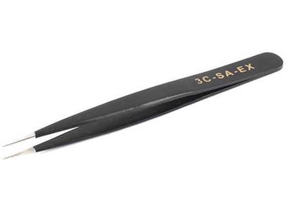 エスコ 精密用ピンセット 3C 0.25×110mm EA595AK-163