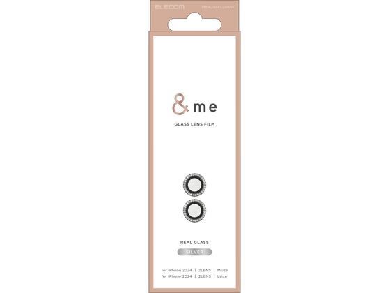 エレコム iPhone16 Plus カメラフィルムガラス 銀 PM-A24AFLLGRSV エレコム iPhone16 Plus カメラフィルムガラス 銀 PM-A24AFLLGRSV