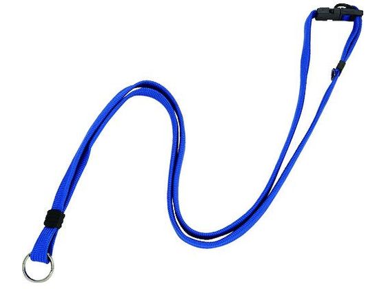 TRUSCO リールクリップ名札用ストラップ 青 TNH-L-B