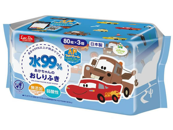 レック おしりふき カーズ ディズニー 80枚×3