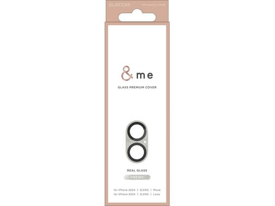 エレコム iPhone16 Plusカメラ保護ガラス グレー PM-A24AFLLP6GB エレコム iPhone16 Plusカメラ保護ガラス グレー PM-A24AFLLP6GB
