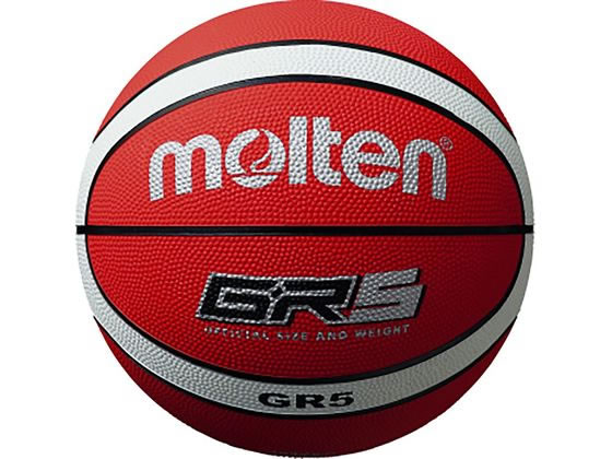 モルテン GR5 ゴムバスケットボール 5号球 レッド×ホワイト BGR5RW モルテン GR5 ゴムバスケットボール 5号球 レッド×ホワイト BGR5RW