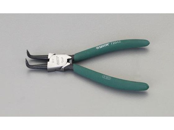 エスコ 穴用スナップリングプライヤー 90° 32-80mm EA682SB-13A