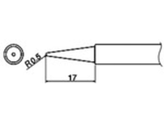 白光 こて先 B型 T34-B 白光 こて先 B型 T34-B