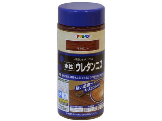アサヒペン 水性ウレタンニス 300ml マホガニー