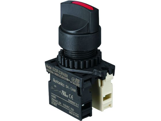TRUSCO セレクタスイッチ Φ25 90°2ノッチ 1a-1b 赤 25S-902-1A1B-R TRUSCO セレクタスイッチ Φ25 90°2ノッチ 1a-1b 赤 25S-902-1A1B-R