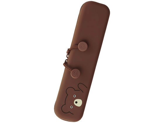 リヒトラブ SMART FIT PuniLabo スリムファスナーポーチ クマ A7717-1 リヒトラブ SMART FIT PuniLabo スリムファスナーポーチ クマ A7717-1