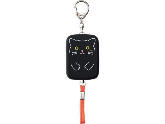 リヒトラブ SMART FIT PuniLabo 防犯ブザー クロネコ A7718-3 リヒトラブ SMART FIT PuniLabo 防犯ブザー クロネコ A7718-3