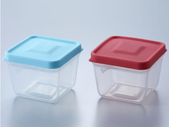 旭電機化成 ふたがトングになる保存容器 175ml 2個