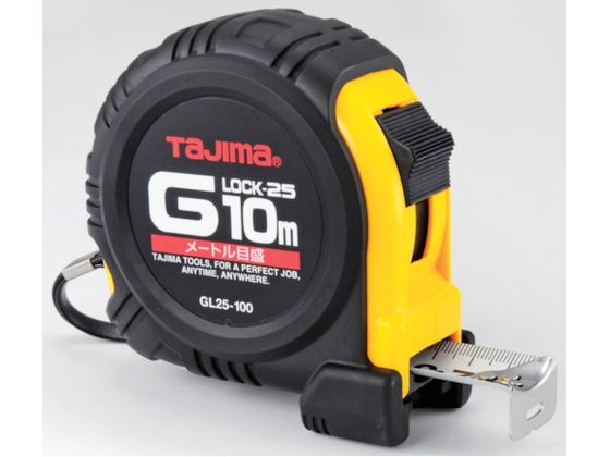 タジマ Gロック-25 10m メートル目盛 GL25-100BL タジマ Gロック-25 10m メートル目盛 GL25-100BL