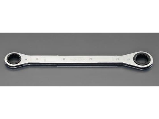 エスコ ラチェットめがねレンチ 7/16"×1/2" EA602KA-2C エスコ ラチェットめがねレンチ 7/16"×1/2" EA602KA-2C