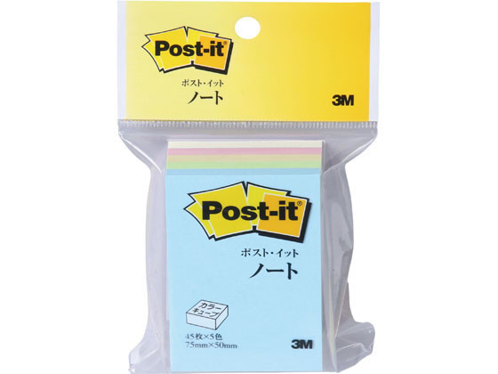 3M ポストイット カラーキューブ レギュラー ノート パステルカラー×10個