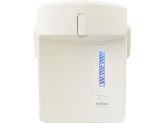 アイリスオーヤマ　ジャーポット　IAHD-222-C ホワイト IRIS OHYAMA 電気ポット 2.2リットル ポット ジャーポット 2.2L