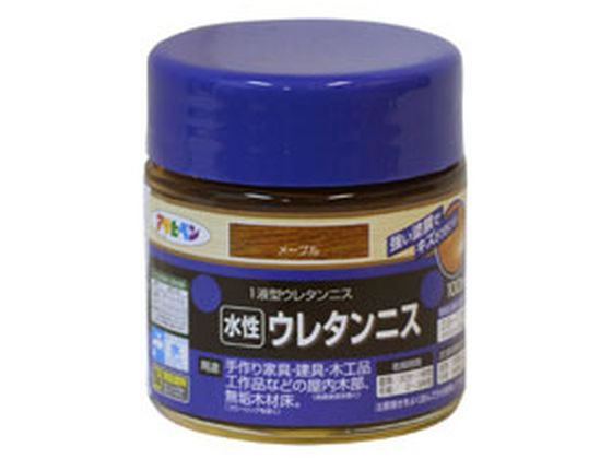 アサヒペン 水性ウレタンニス 100ml メープル