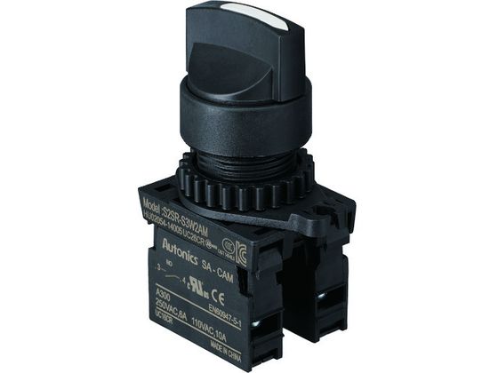 TRUSCO セレクタスイッチ Φ25 90°2ノッチ 2a 白 25S-902-2A-W TRUSCO セレクタスイッチ Φ25 90°2ノッチ 2a 白 25S-902-2A-W