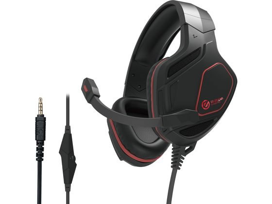 エレコム ゲーミングヘッドセット 有線 変換ケーブル付 マイク HS-G50BK エレコム ゲーミングヘッドセット 有線 変換ケーブル付 マイク HS-G50BK